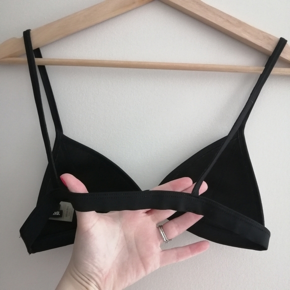 Triangl Mesh Overlay Neoprene Triangle Bikini Top XS - Picture 6 of 12